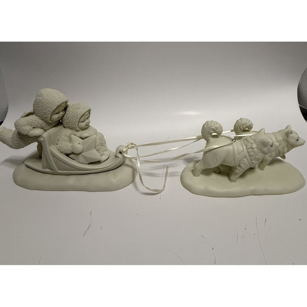 Department 56 Snowbabies Dog Sled Figurine – 30th‎ Anniversary